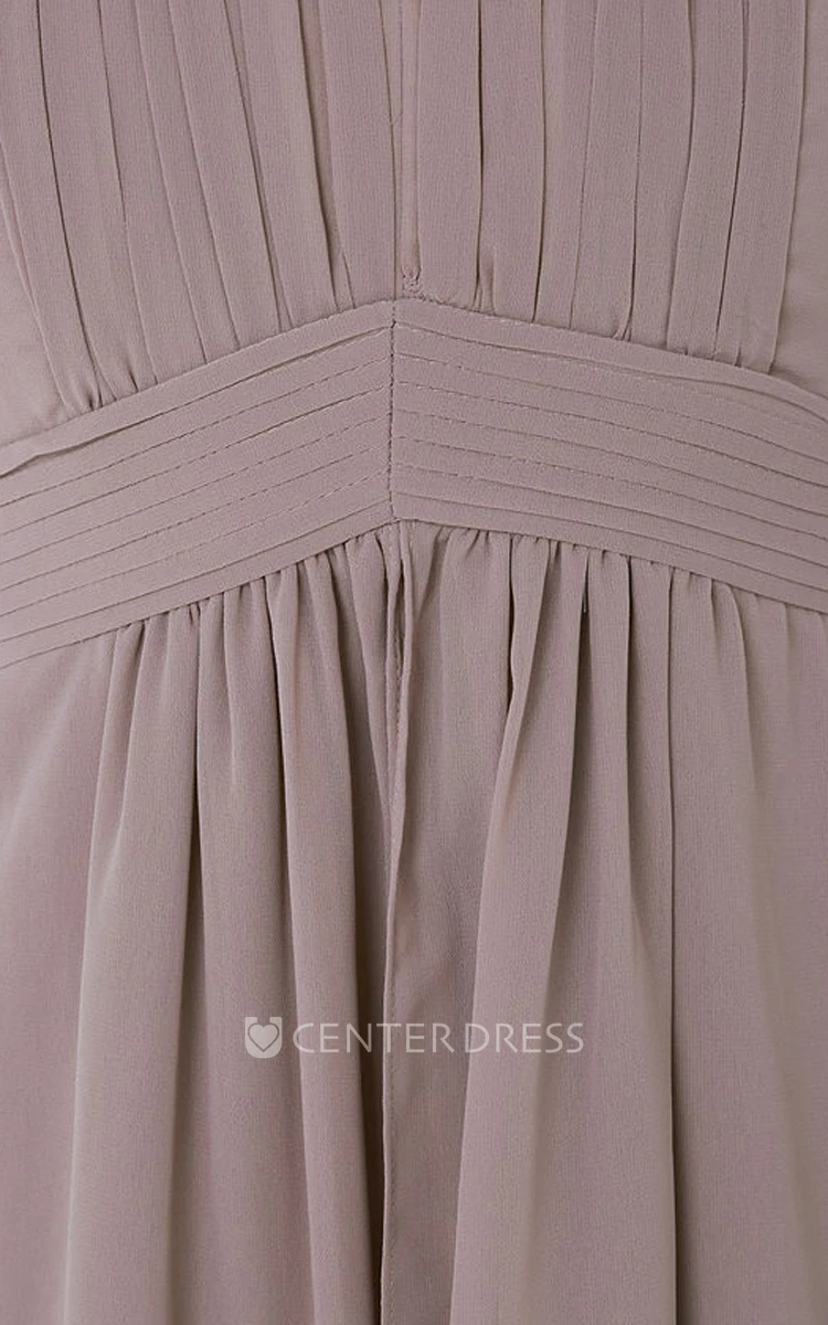 Brilliant Halter Empire Sleeveless Dress