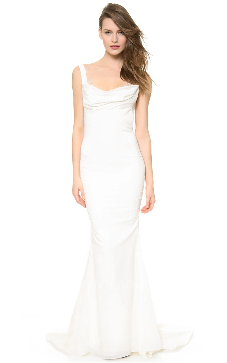 Sexy Long Mermaid Dress With Backless Style