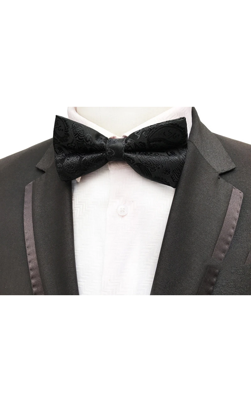 Satin Floral Printing Bow Tie-11 Color Options