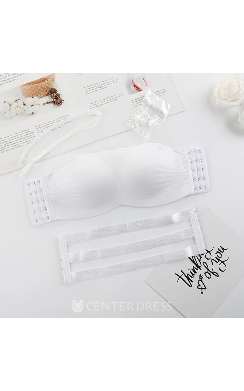 Plain Sinple Strapless Bra