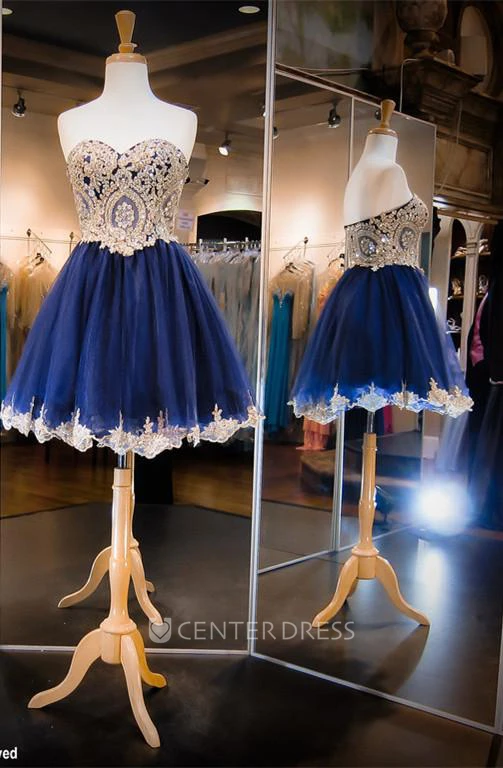 Luxurious Sleeveless Sweetheart Short Homecoming Dress Crystals Appliques