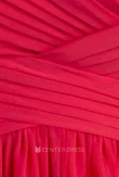 Sweetheart A-Line Chiffon Long Bridesmaid Dress With Criss-Cross Bandage