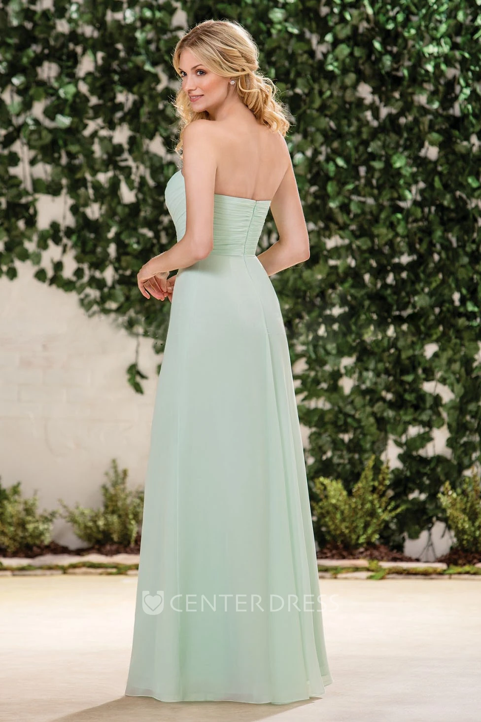 Sweetheart A-Line Bridesmaid Dress With Asymmetrical Ruches