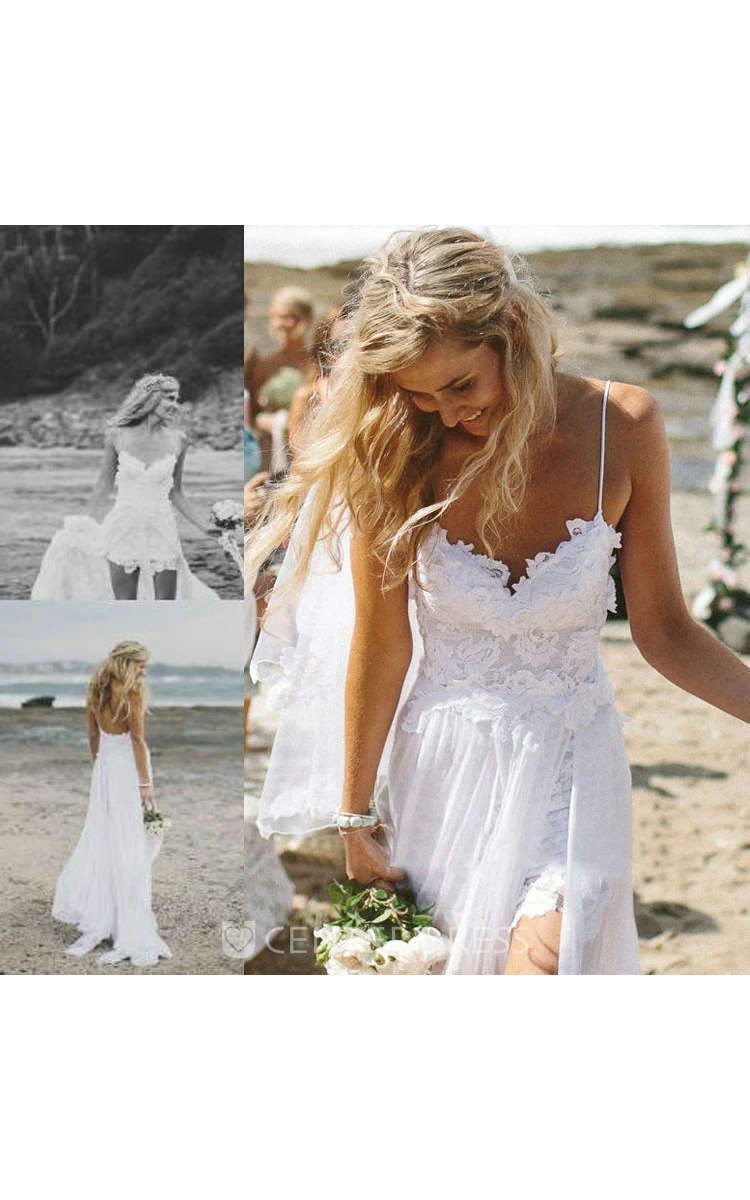 Lace Beach Wedding Dresses That Are Fantastic  Wedding dress flowy, Lace  beach wedding dress, Pregnant wedding dress