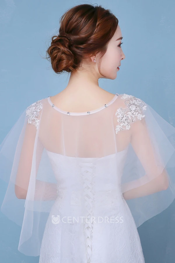 New Mesh Summer and Summer Diamond Lace Cape