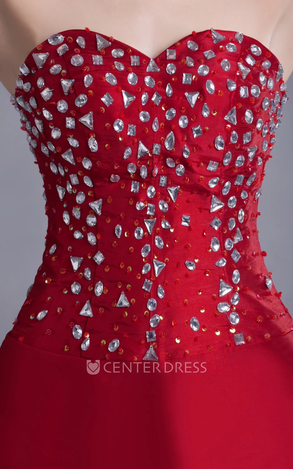 Sweetheart Short Dress With Beading and Ruffles