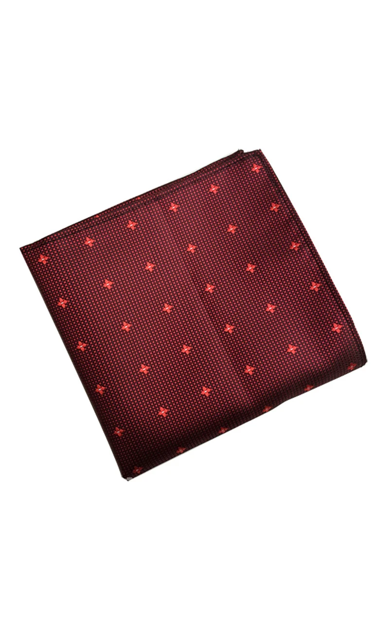 Floral Print and Polka Dot Pocket Square-10 Color Options