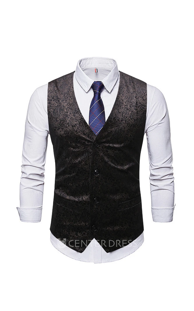 Poly Classic Men's Vest-3 Color Options