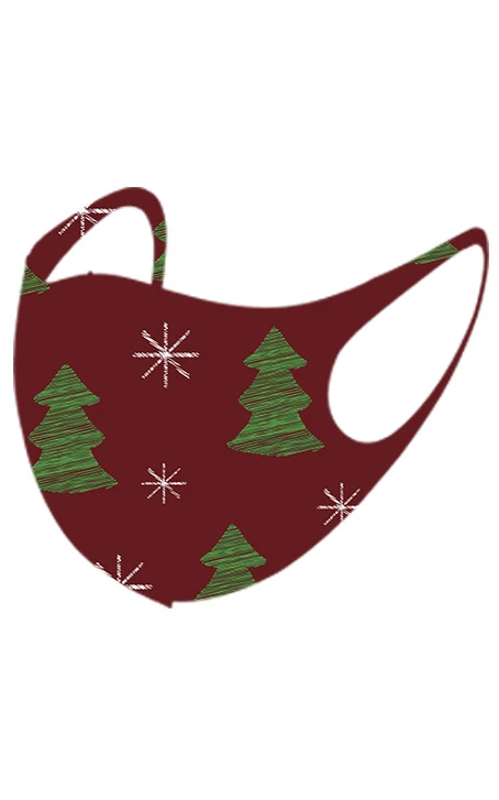 Non-medicial Christmas 6 Colors Cotton Washable Face Mask