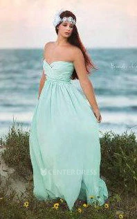 Boho Chic Bridesmaid Mint Dress