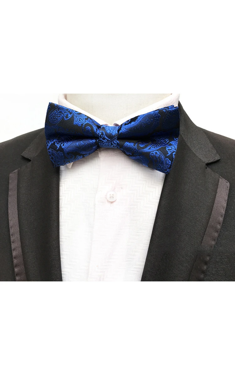 Satin Floral Printing Bow Tie-11 Color Options