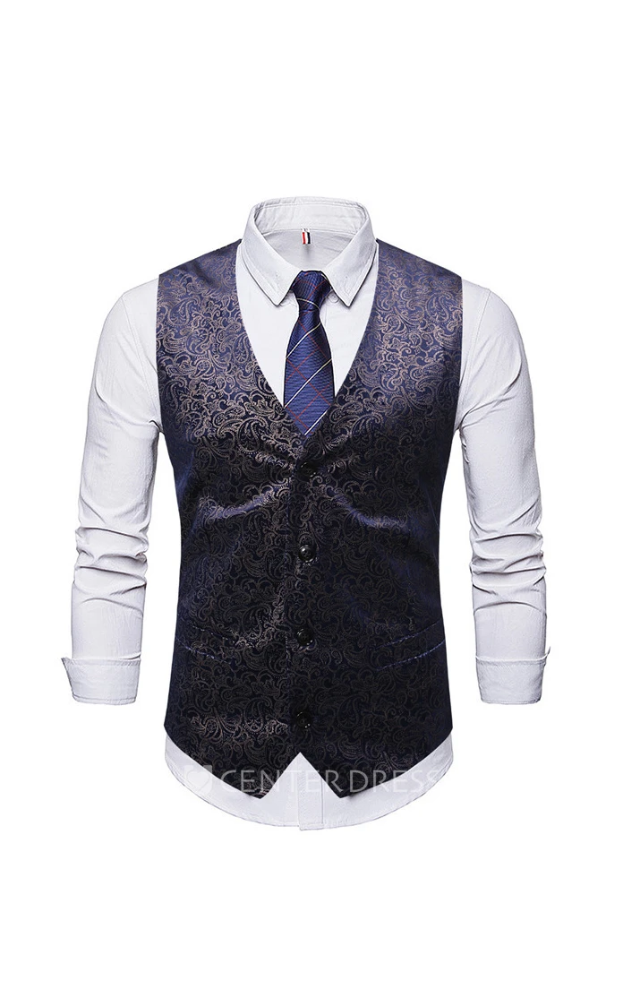 Poly Classic Men's Vest-3 Color Options