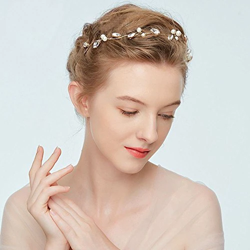 Fashion Rhinestone Beaded Bridal Headbands
