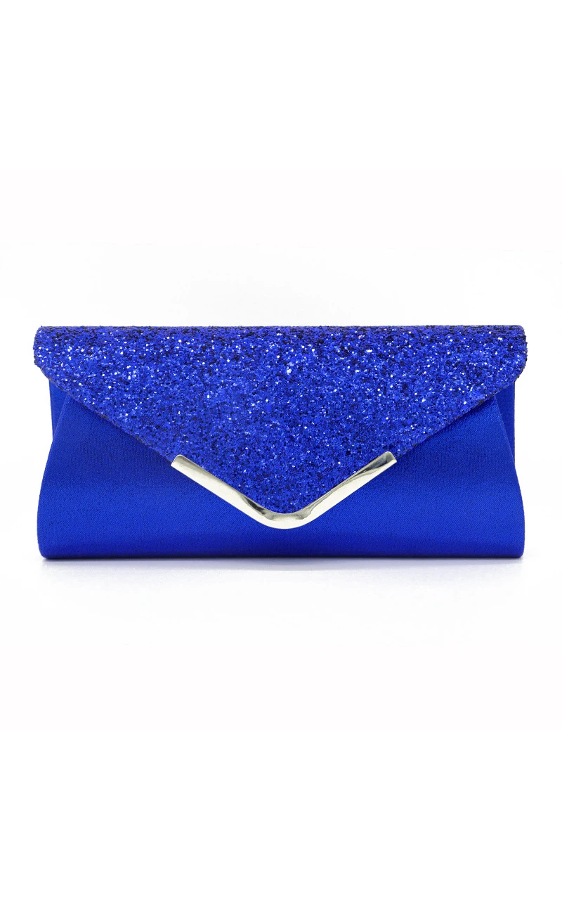 Sequin Flap Envelope Clutch