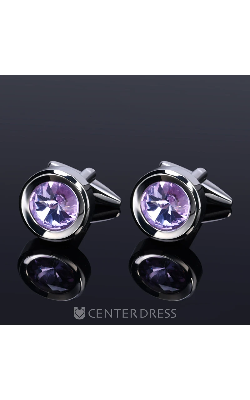 Simple Classic Alloy Cufflinks-10 Styles
