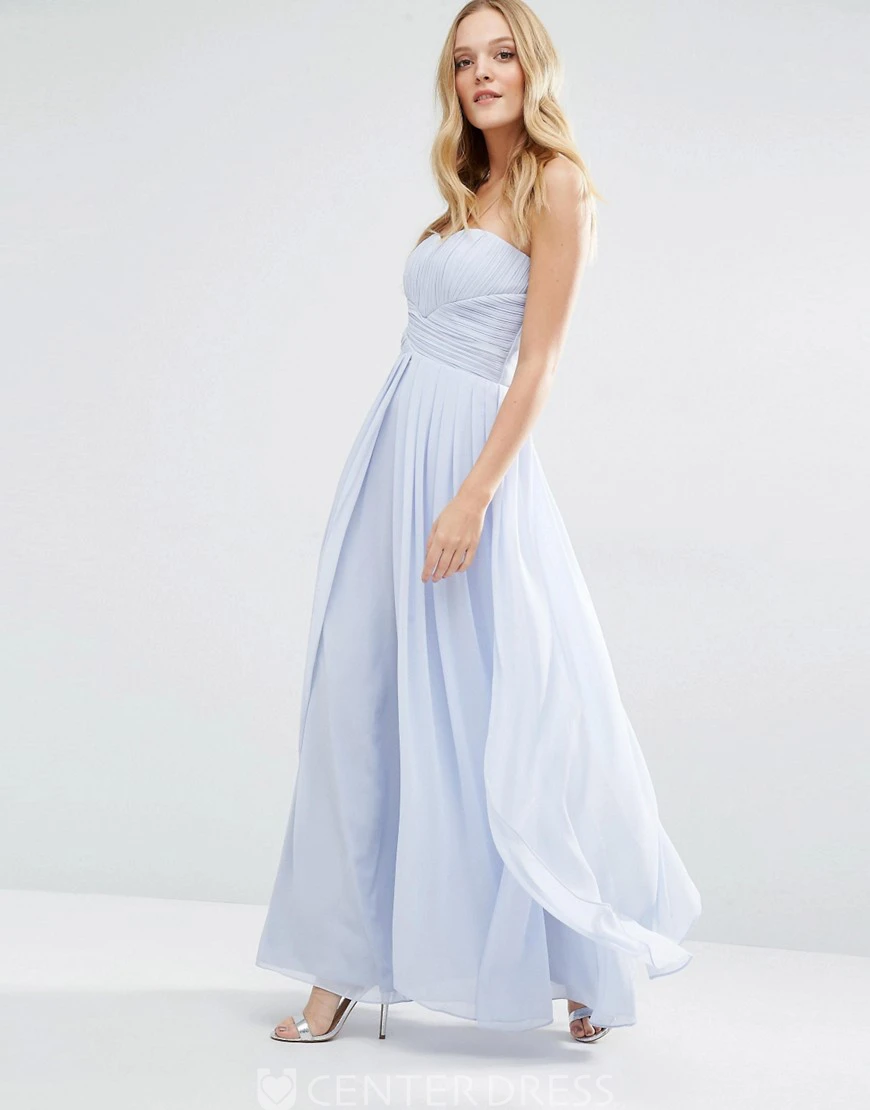 Sheath Sweetheart Pleated Chiffon Bridesmaid Dress With Ruching And Zipper