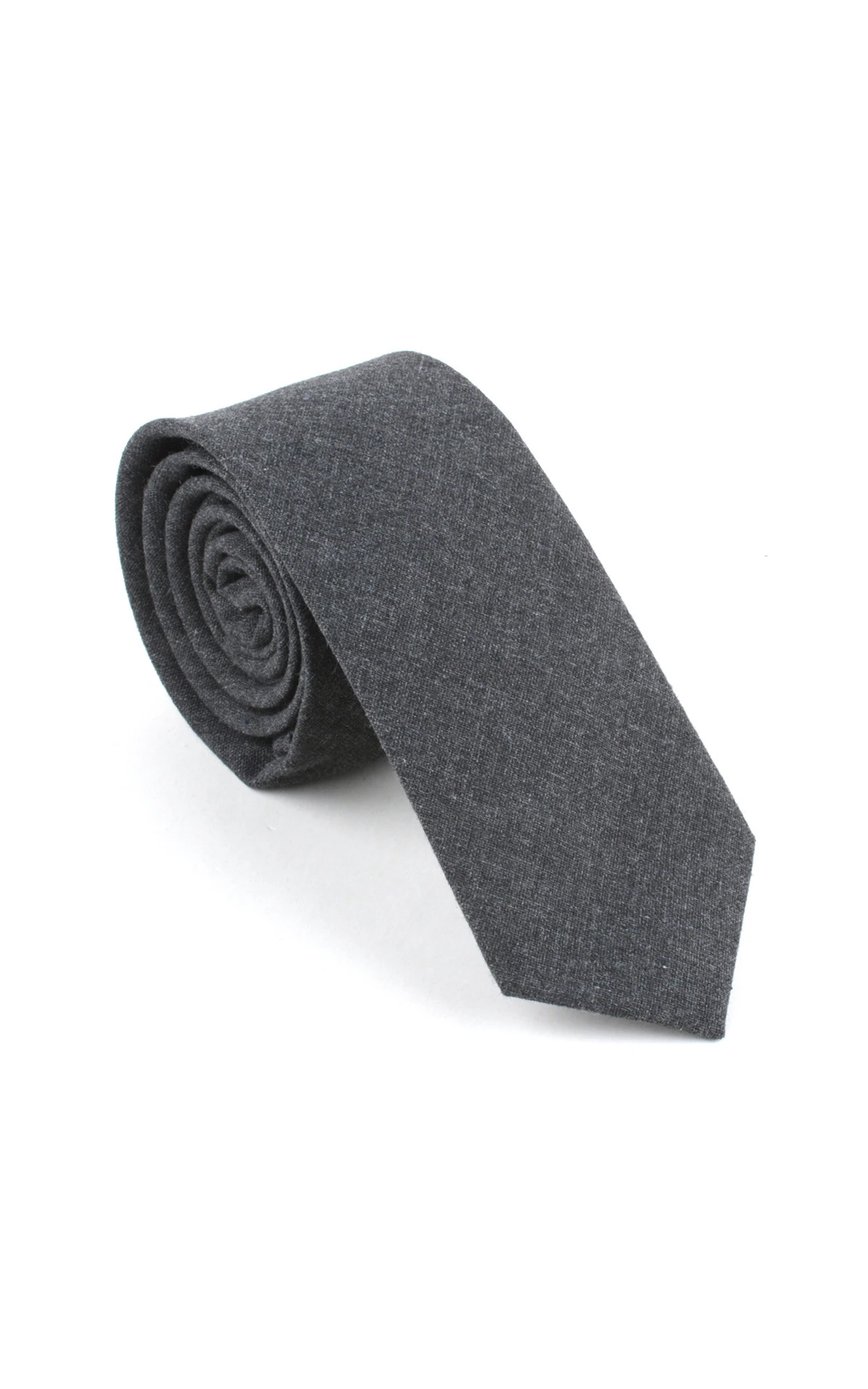 Plain Cotton Skinny Tie-8 Color Options