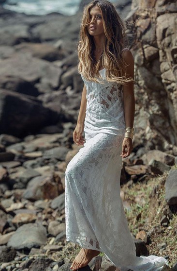 sexy beach wedding dresses