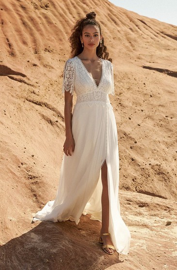 casual beach wedding dress