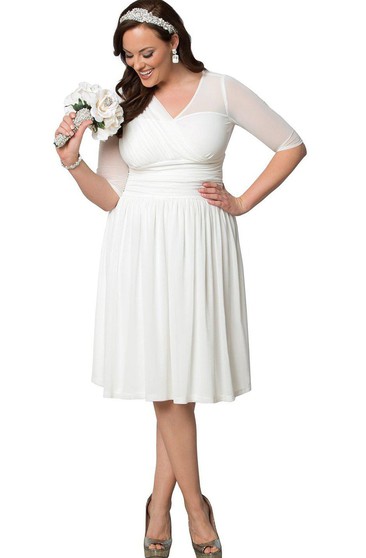 plus size wedding dress casual