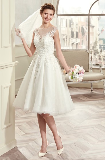 knee high wedding dresses