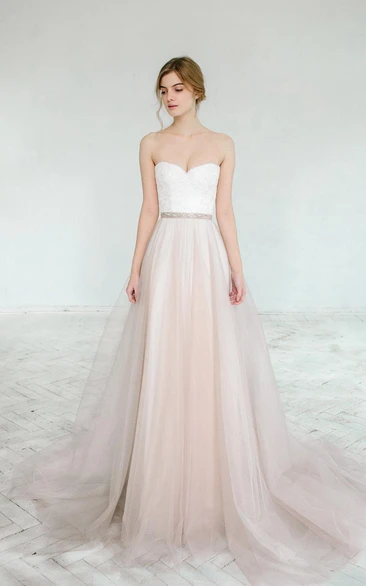 Blush Wedding Gown Dahlia 2 Pieces Dress