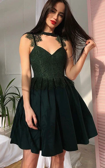 black skater homecoming dress