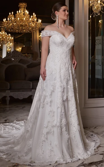 Aline plus size short wedding outlet dresses