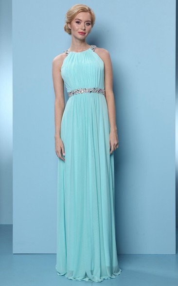 Tiffany blue 2024 chiffon dress