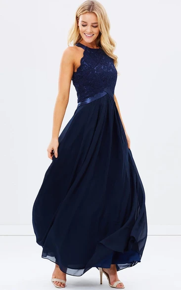 Midnight blue 2024 bridesmaids dresses