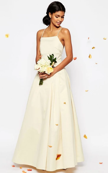 halterneck wedding dress