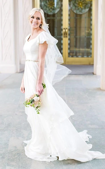 Ruffle Wedding Dresses UCenter Dress