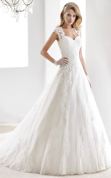 Sweetheart Mermaid Sheath Lace Gown With Shoulder Bow And Open Back