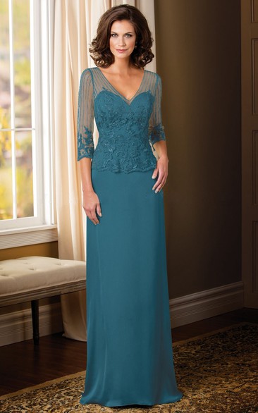 Baruni Halima Gown in Teal Green Womens Clothing Dresses Formal dresses and evening gowns 