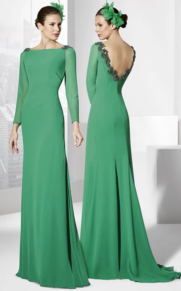 Apple green formal hot sale dress