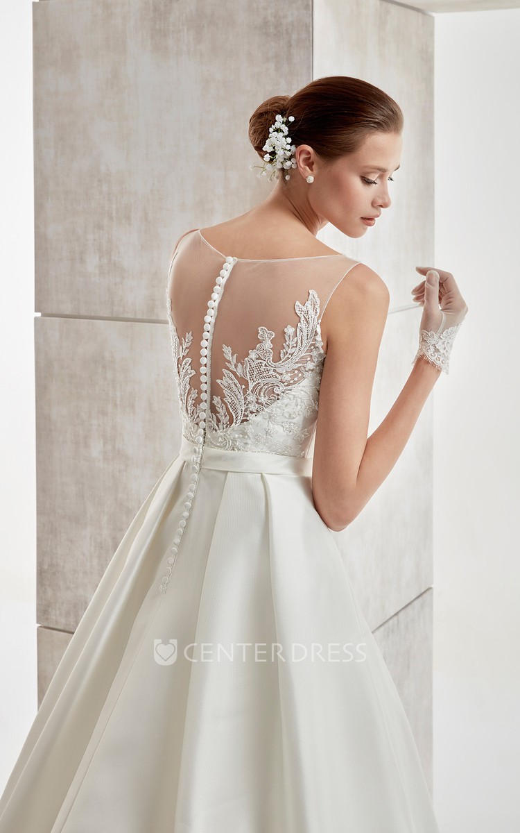 Wedding dress 2024 bow belt