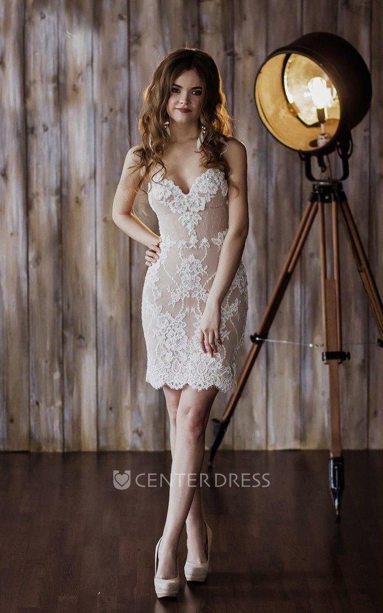 Wedding 2 In 1 Ball Gown Short Wedding Dress - UCenter Dress