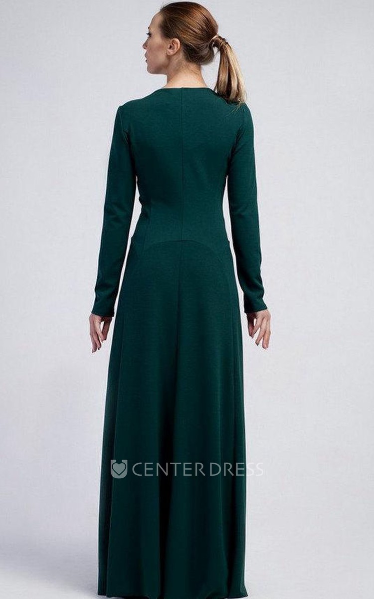 Winter store jersey dress