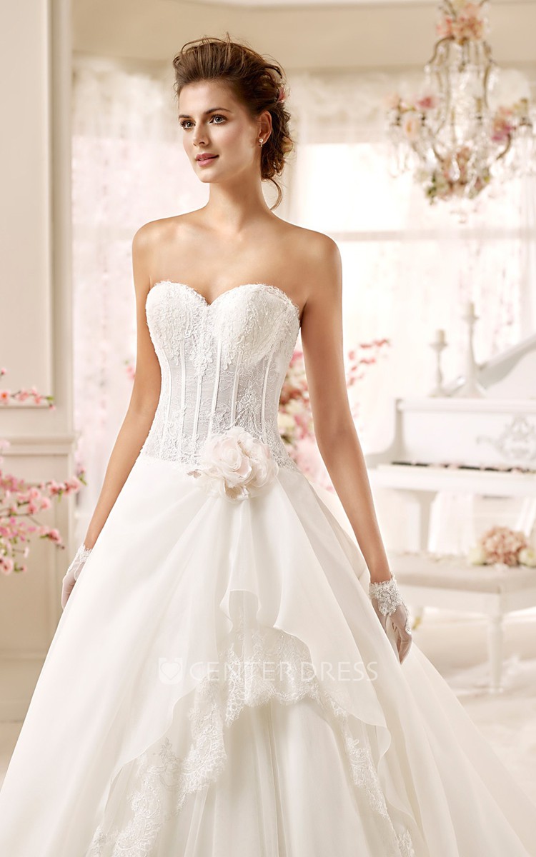 Wedding Dresses with Asymmetrical Ruching