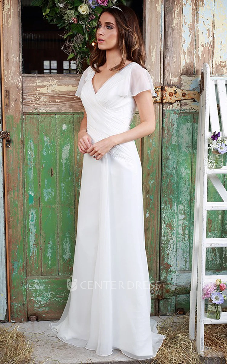 Poet Sleeve Wedding Dress