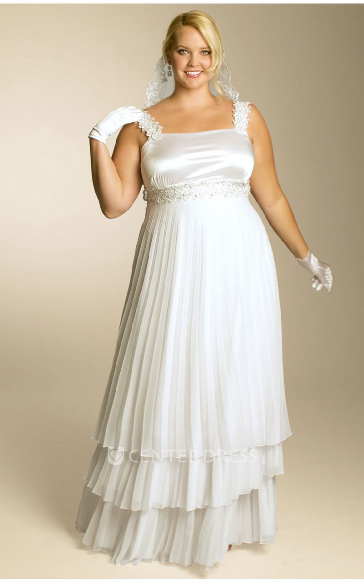 Empire Waist Tiered Gown