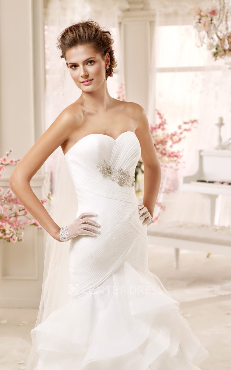 Sweetheart sheath wedding outlet dress