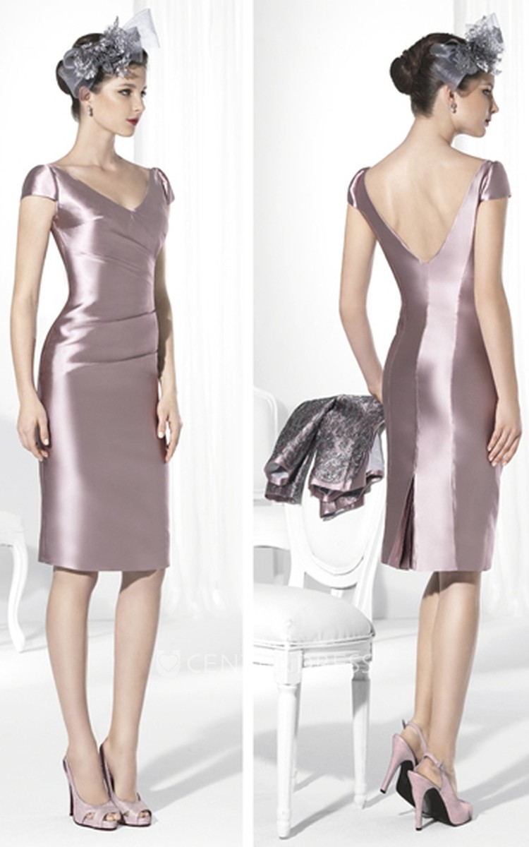 mother of the bride dresses with jackets knee length