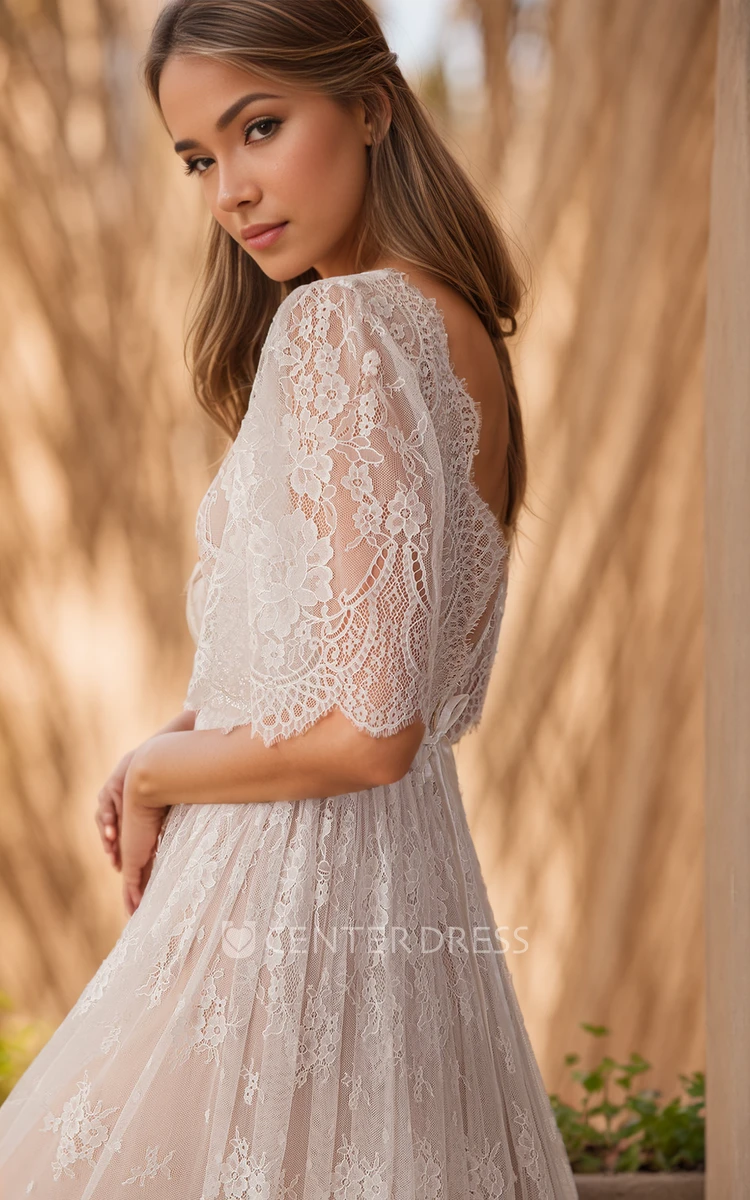 Flowy short wedding dresses hotsell