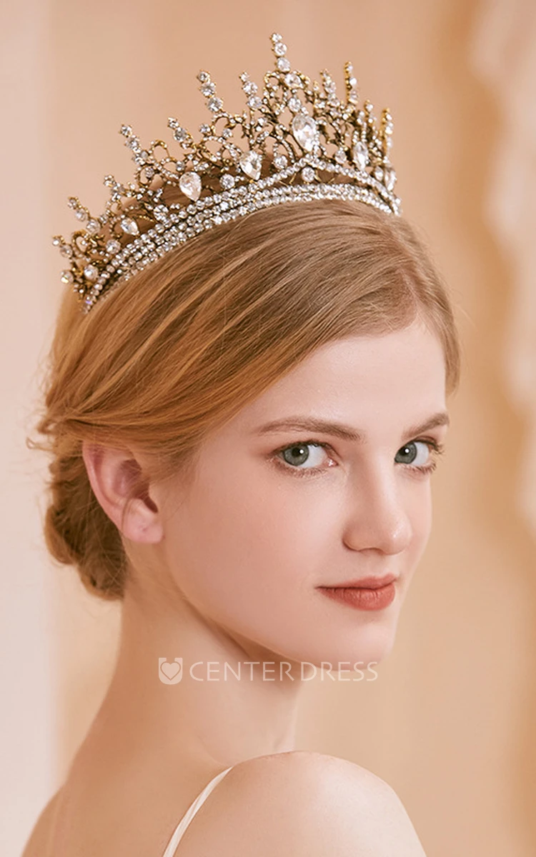 Princess Style Rhinestone Crown