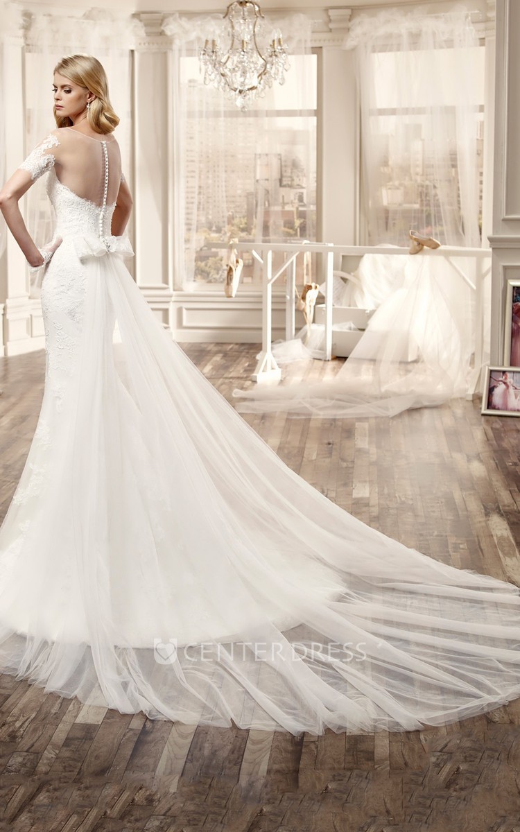 T back wedding dress on sale